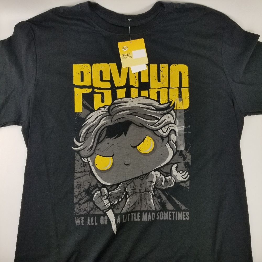 Funko Pop Psycho Norman Bates Mens T Shirt